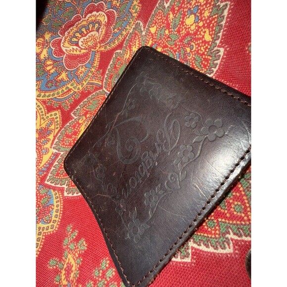 Brighton Straw Woven Tote Bag Braided Leather Handles Silver Heart Charms - Picture 6 of 8